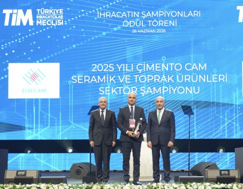 Şişecam Becomes Export Leader in Cement, Glass, Ceramics, and Earthenware