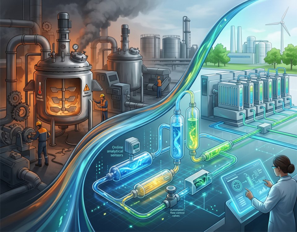 How Continuous Processing Technologies Are Transforming the Chemical Industry