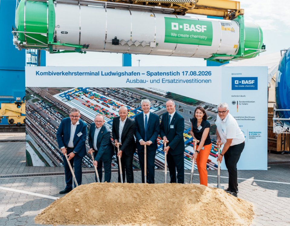 BASF Modernizes Ludwigshafen Intermodal Rail-Road Terminal