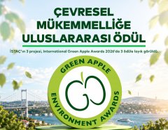 Three Environmental Projects by İSTAÇ Receive International Green Apple Awards
