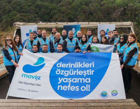 Orzax’tan 3 Mart Dünya Omega-3 Günü’nde Denizlere “Mavi İz”