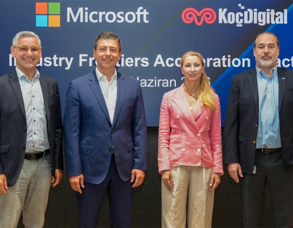 KoçDigital ve Microsoft Türkiye’den Endüstriyel Yapay Zekâ İş Birliği